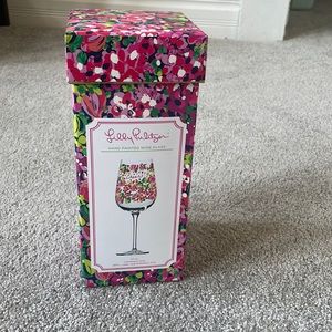Lilly Pulitzer Wine Glass
